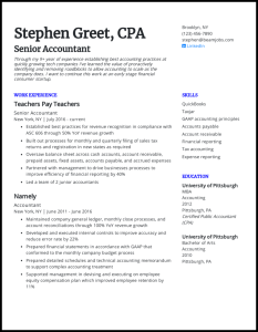 4 Accountant Resume Examples for August 2021 NMC Strategic Manager