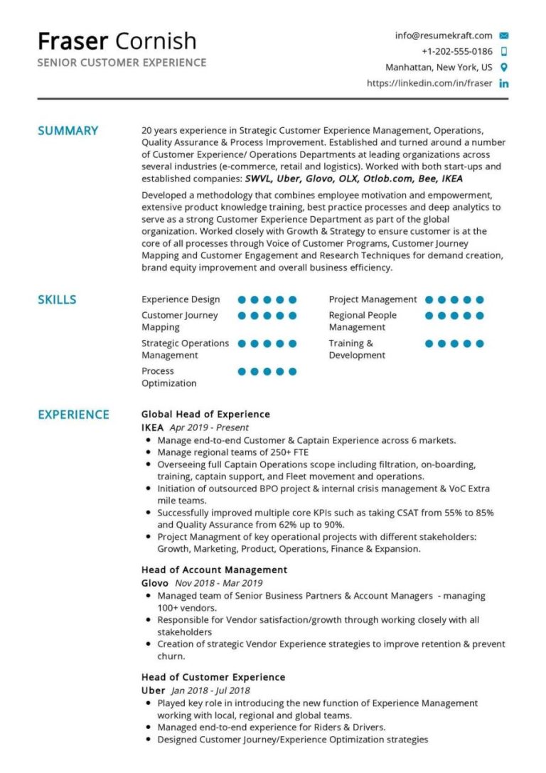 What To Write In Overview Of Resume