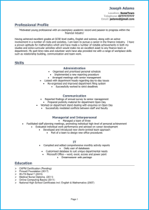 Skills based CV example (functional CV) + how to write a good one