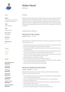Staff Nurse Resume & Writing Guide +12 Templates in PDF & JPG 2020