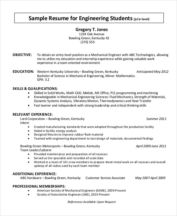 How To Write Objective In Resume Examples