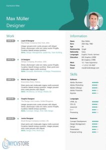 Swiss Style Resume Template Download for Word