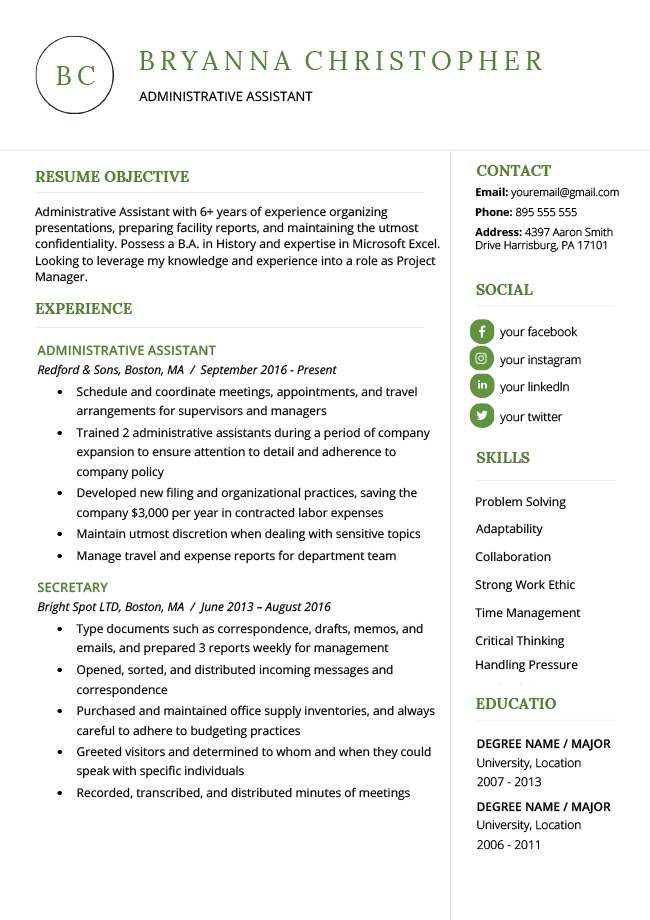 How To Write Career Objective In Resume Examples