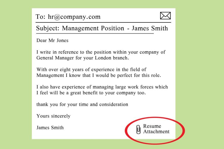 How To Write An Email Asking For A Job Template