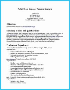 Assistant Store Manager Job Description Resume Best Of Crafting A Great