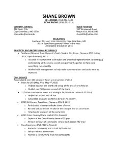 SHANE BROWN resume (2)