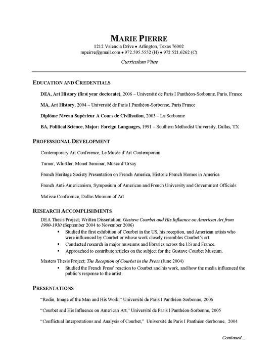 Research Skills Resume Examples