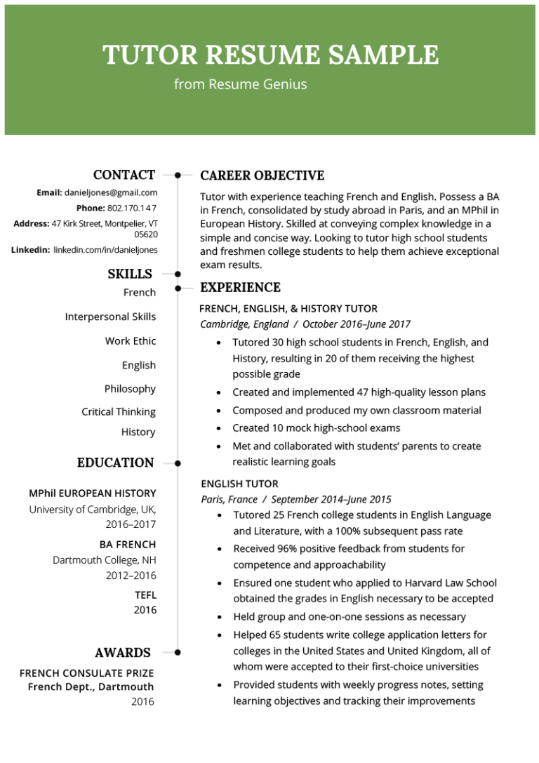 How To Create A Resume On Phone