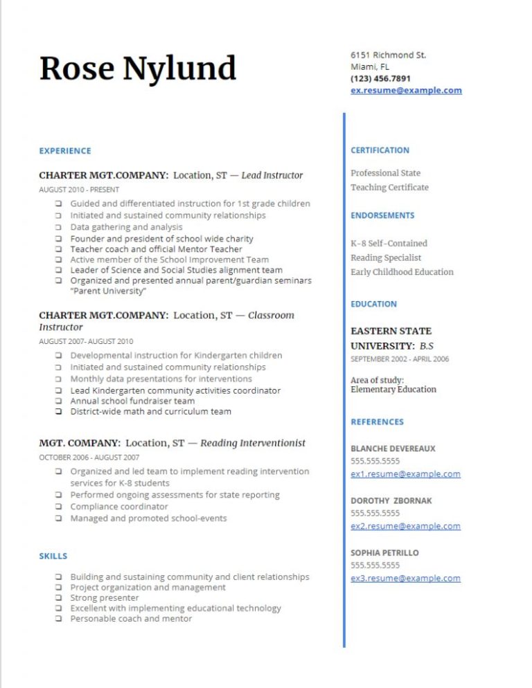 Resume Objective Examples Reddit