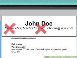 4 Ways to Write Your Degree on a Resume wikiHow