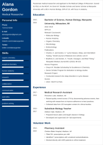 Medical School Resume—Examples & Tips for Med Students