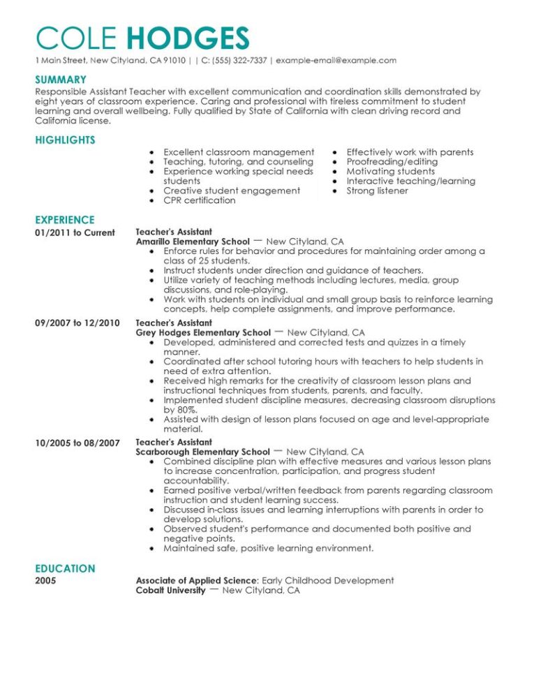 How To Make A Resume With No Work Experience Or Education