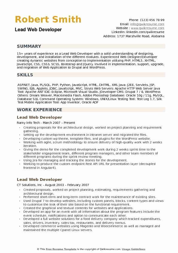 3 Years Experience Resume In Php