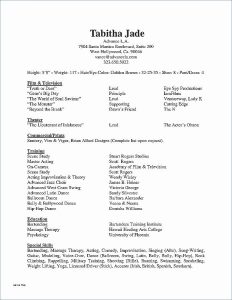 Cool Dance Resume Template Picture free resume luxury dance resume
