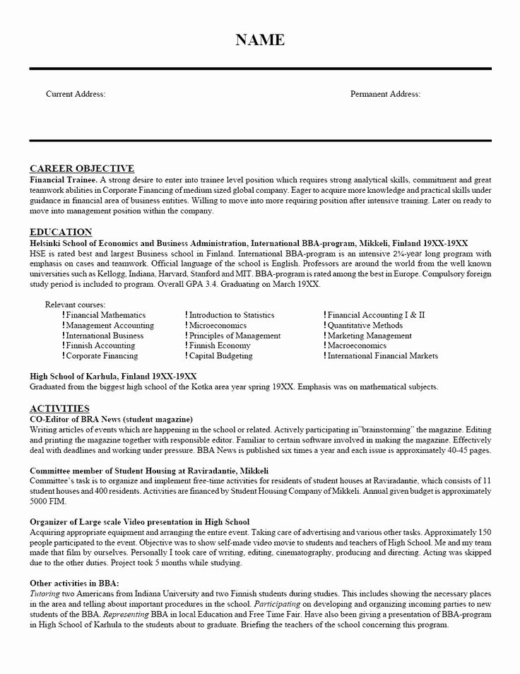 What To Write In Teacher Resume