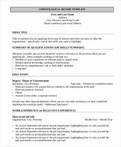 Resume Format For Job Application First Time Sample Resume For First