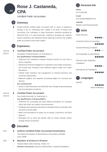 cpa resume example template primo Architect resume, Engineering