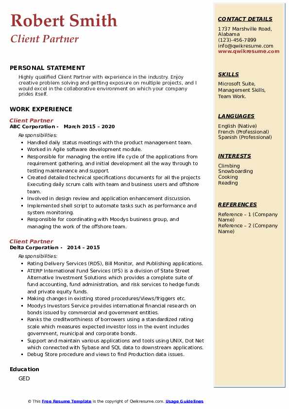 12+ Relationship Building Resume Sample Free Resume Templates for 2021