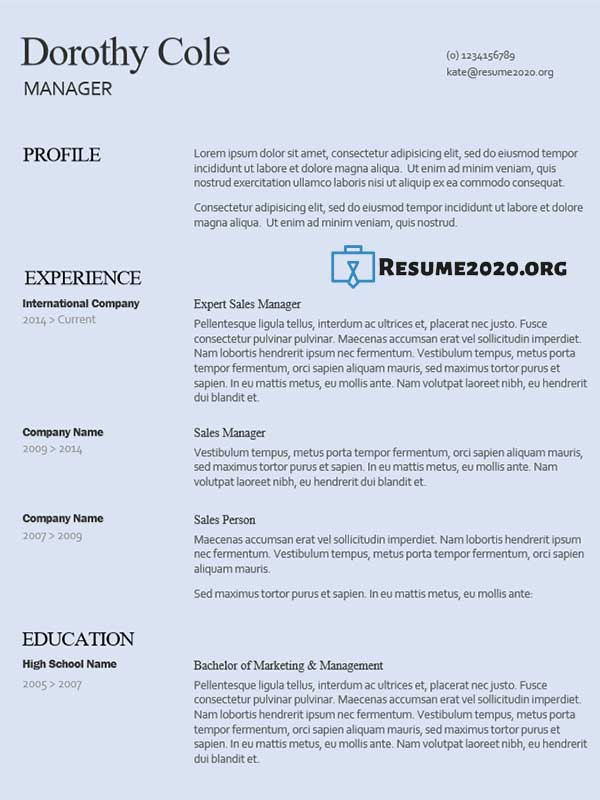 How To Make The Best Resume 2020