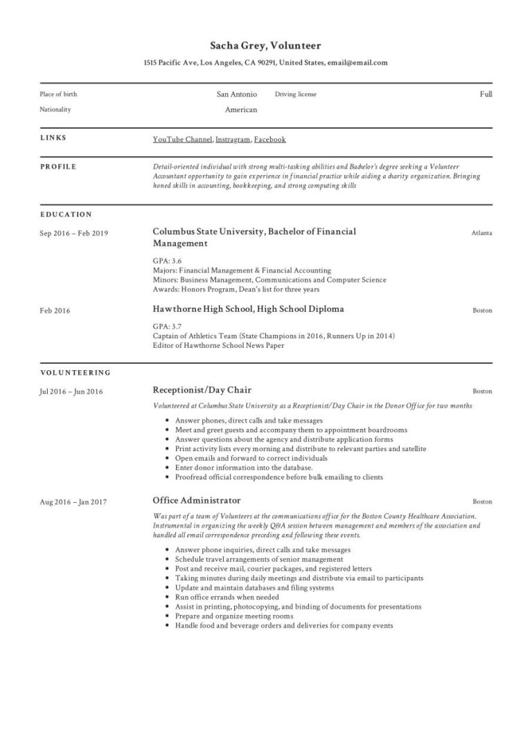 How To Write A Resume With Lots Of Experience