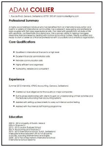 CV Example for International Students MyPerfectCV