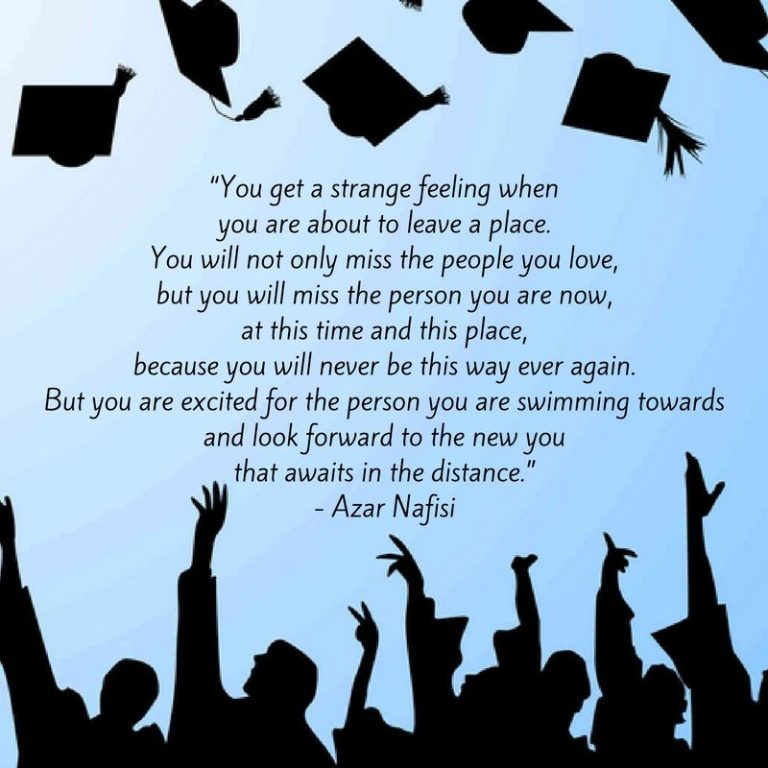 What To Say On My Graduation Day
