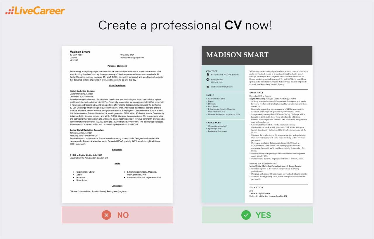 How To Write A Marketing Resume With No Experience