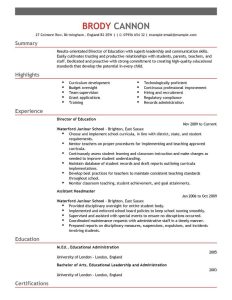Resume Examples Of Education How to List Education on a Resume