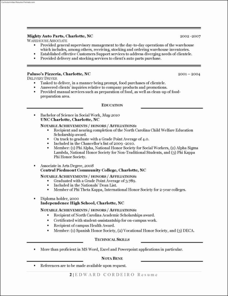 How To Write A Resume For First Time Teacher
