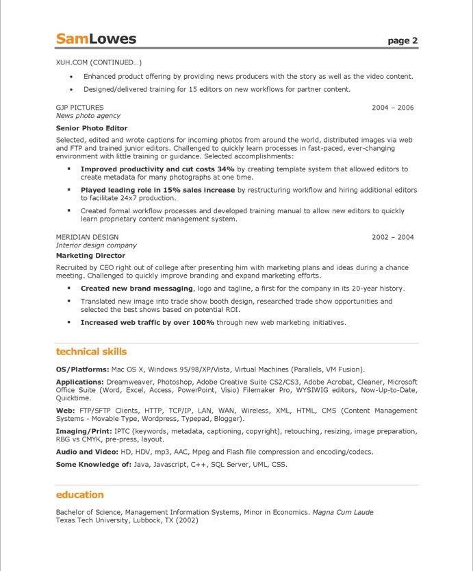 Music Producer Resume Examples