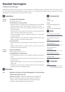 Event Manager Resume Sample (Template & Guide)