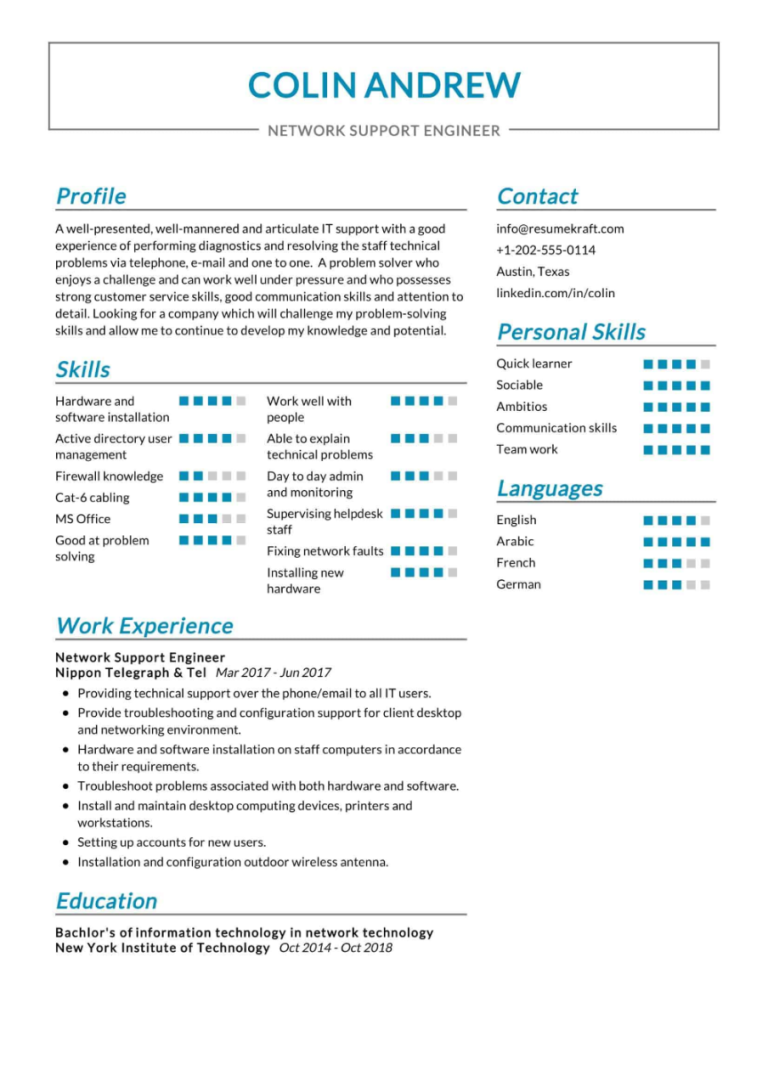 What Makes A Good Resume 2020