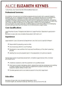 cv sample for law students myperfectcv Student resume, Resume