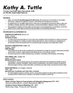 Resume Format For Advertising Agency http//www.resumecareer.info