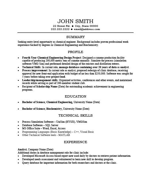 Programmer Analyst Resume Examples