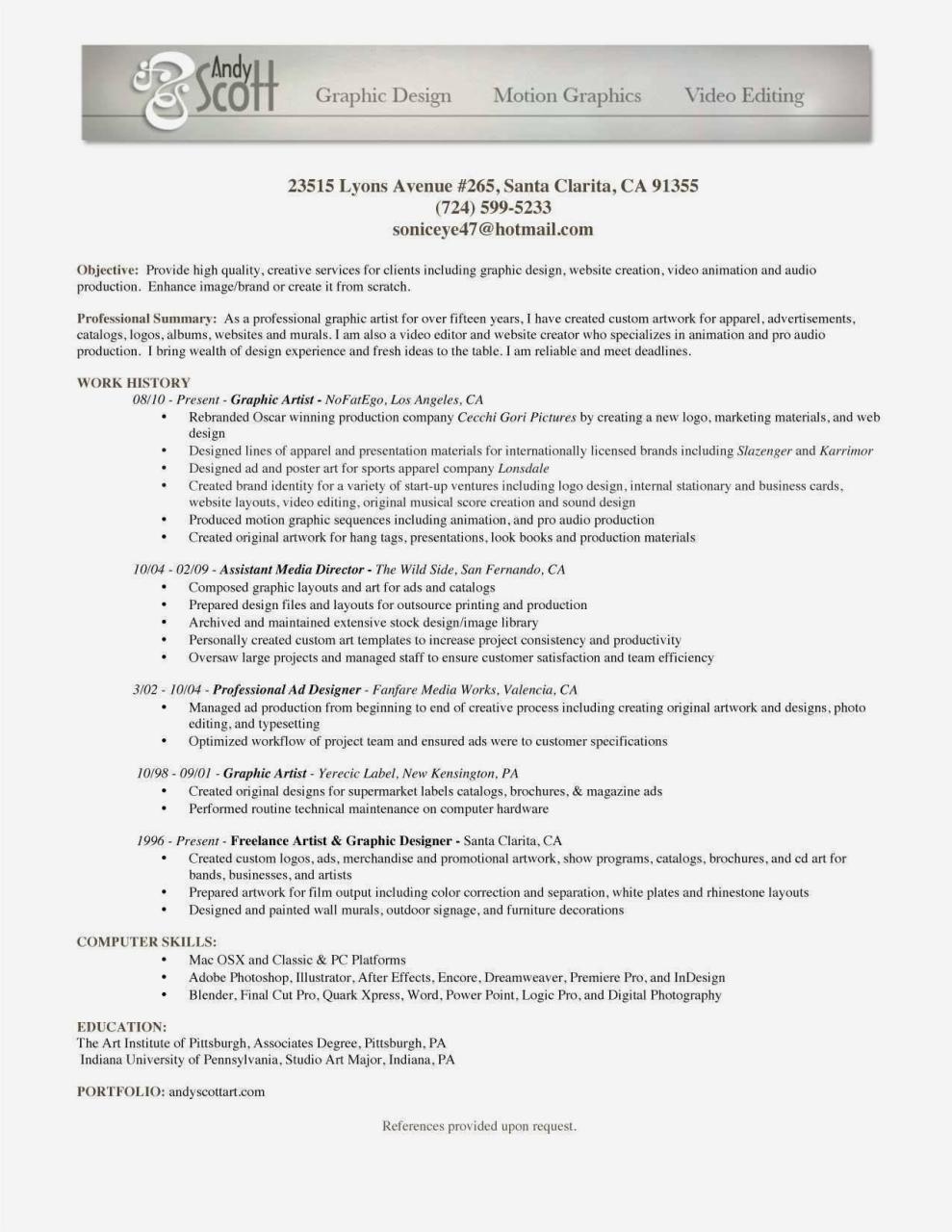 10 Film Production Resume Template Examples Resume Template
