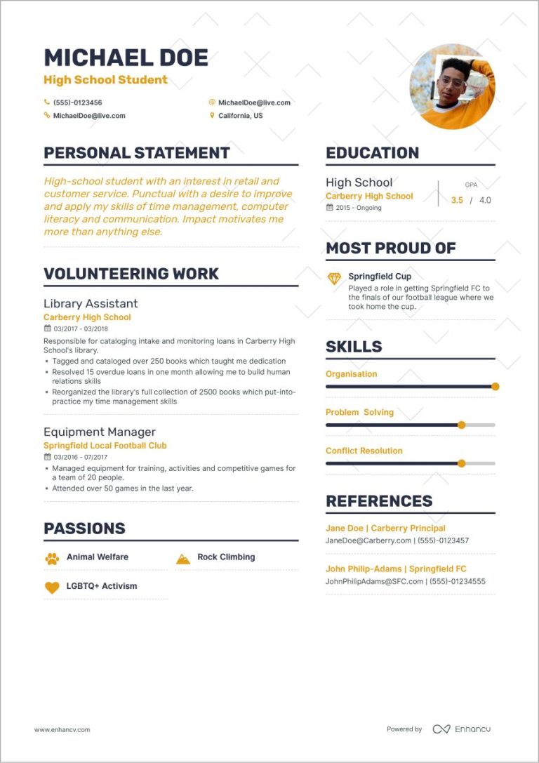 How To Create A Good Resume For Internship
