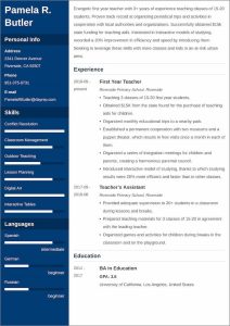 First Year Teacher Resume—Sample and 25+ Writing Tips