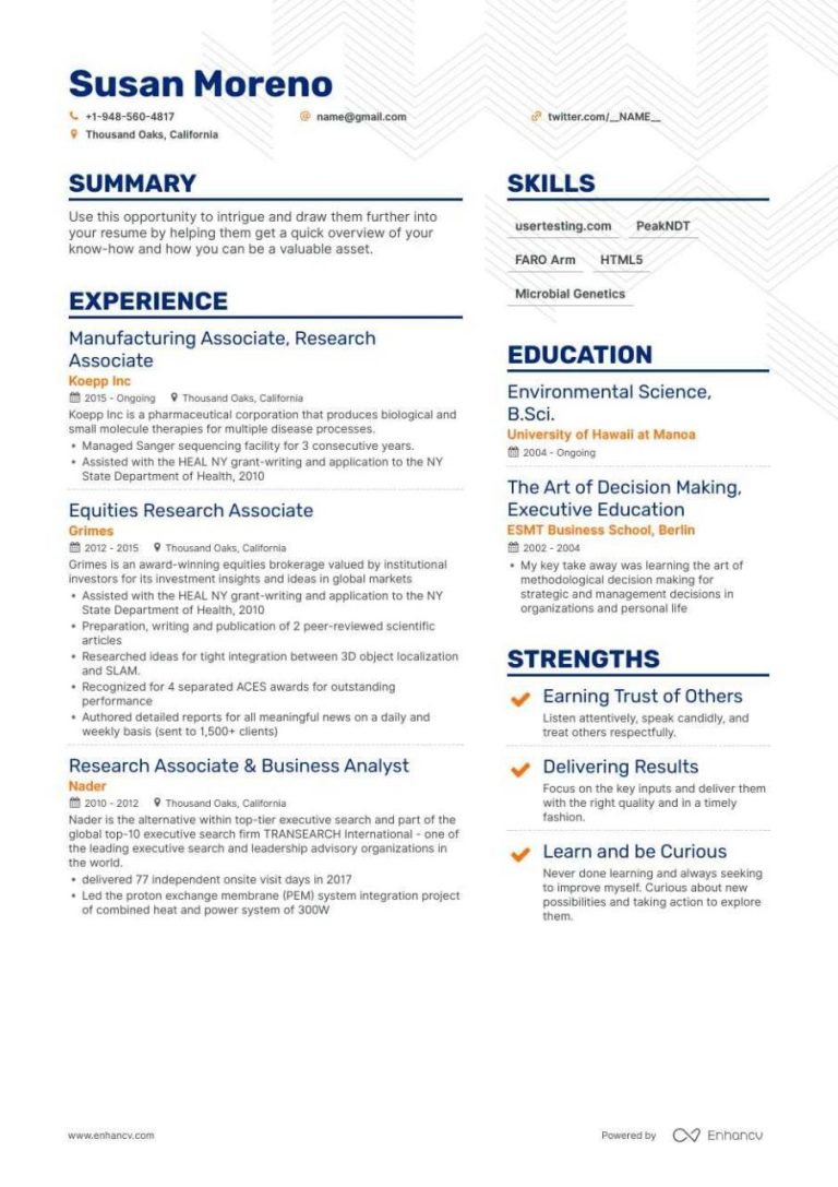 How To Create A Good Resume 2022