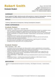 How To Write Cv For Master Degree Great Cv Template Masters