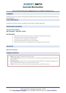 15+ Resume Hobbies And Interests Sample Free Resume Templates for 2021