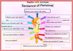Introduce yourself English ESL Worksheets for distance learning and