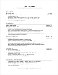 How to List Minor on Resume Overview, Guide, Examples