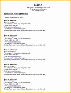 Job Reference Page brittney taylor