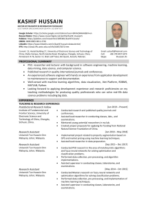 (PDF) My Detailed CV