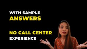 How to Answer Tell Me Something About Yourself Call Center Job