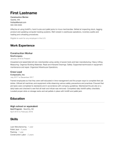Resume Examples For Online Jobs