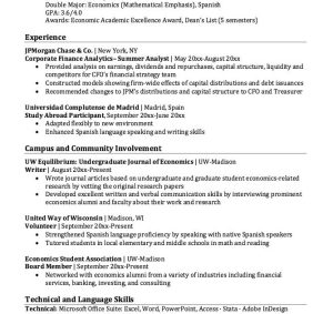 Work Abroad Sample Resume For Abroad Application Study Abroad How to