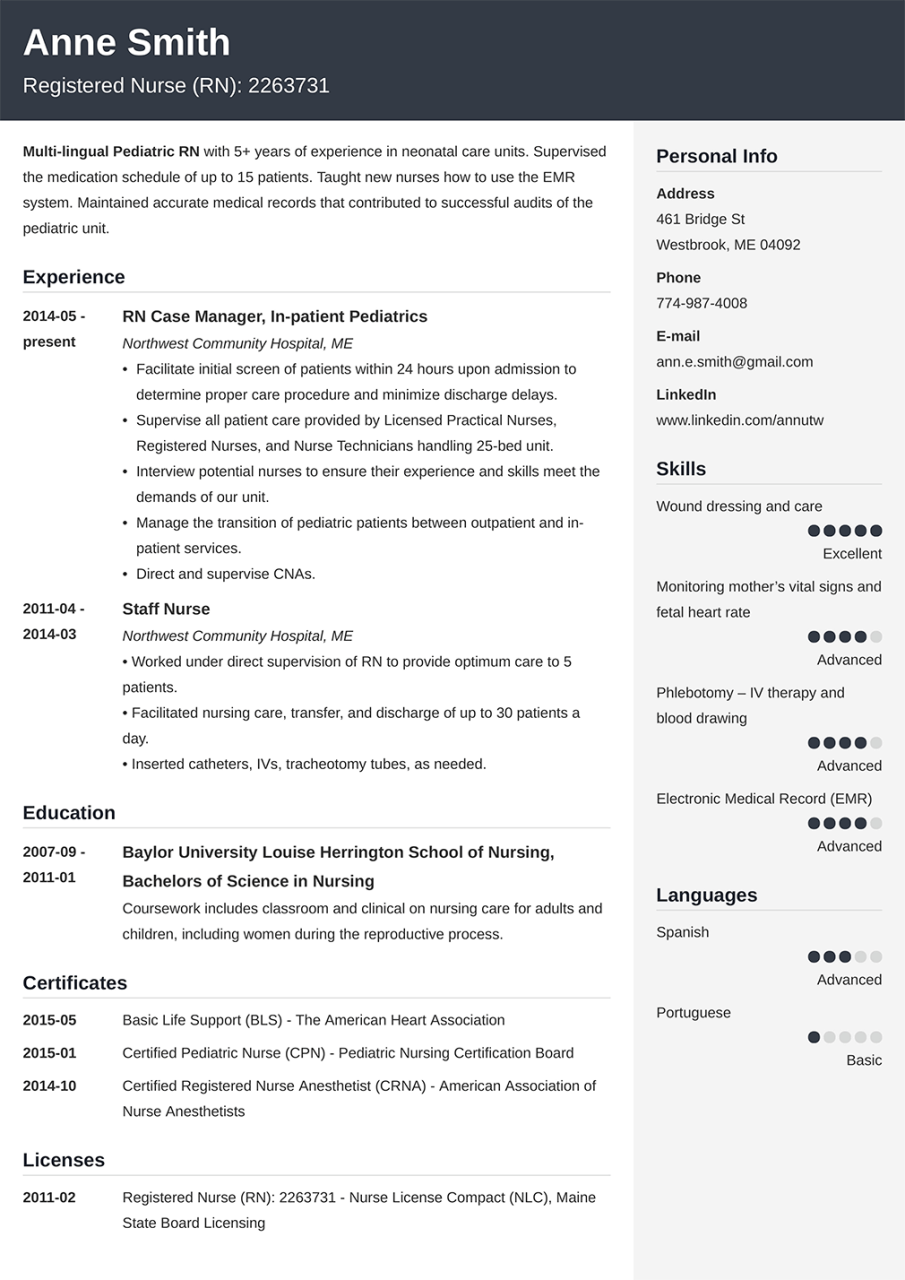16+ Resume Layout Sample Free Resume Templates for 2021