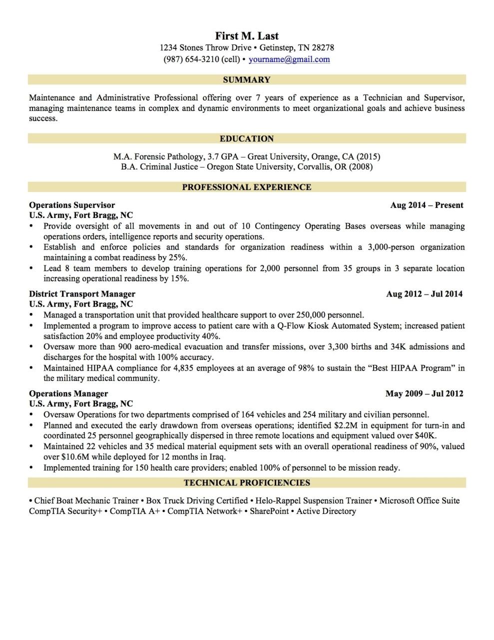 14 Professional Summary for Resume No Work Experience Samples Resume
